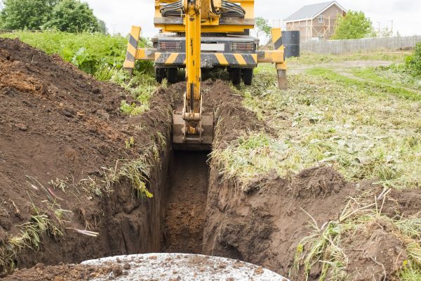 Drainage Trench Installation in Perrysburg