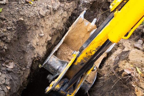 Downspout Trenching in Perrysburg