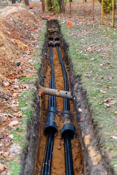 Electrical Line Excavation in Perrysburg