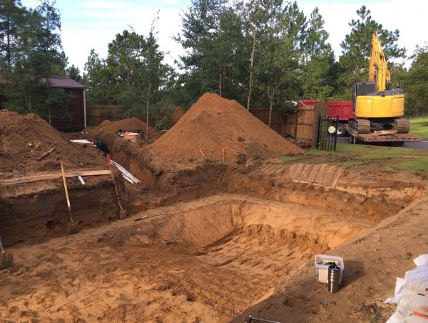 Pool Site Excavation in Perrysburg